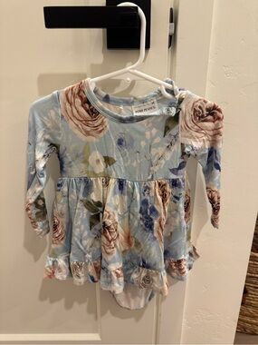 Posh Peanut Twirl Dress with bodysuit
